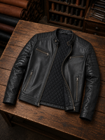 Paul Men’s Black Leather Jacket