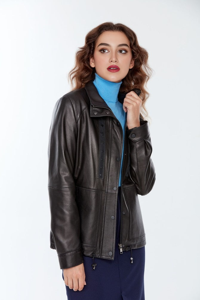 Maria Black Stylish Leather Jacket For Women