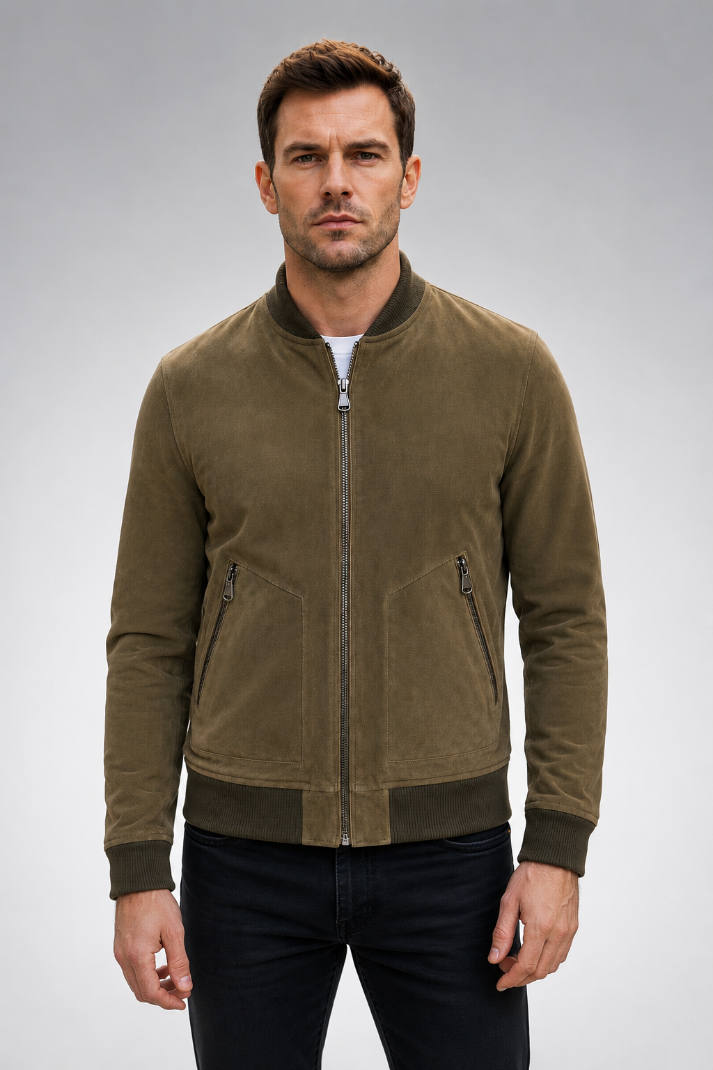 Sable Crest Brown Leather Jacket