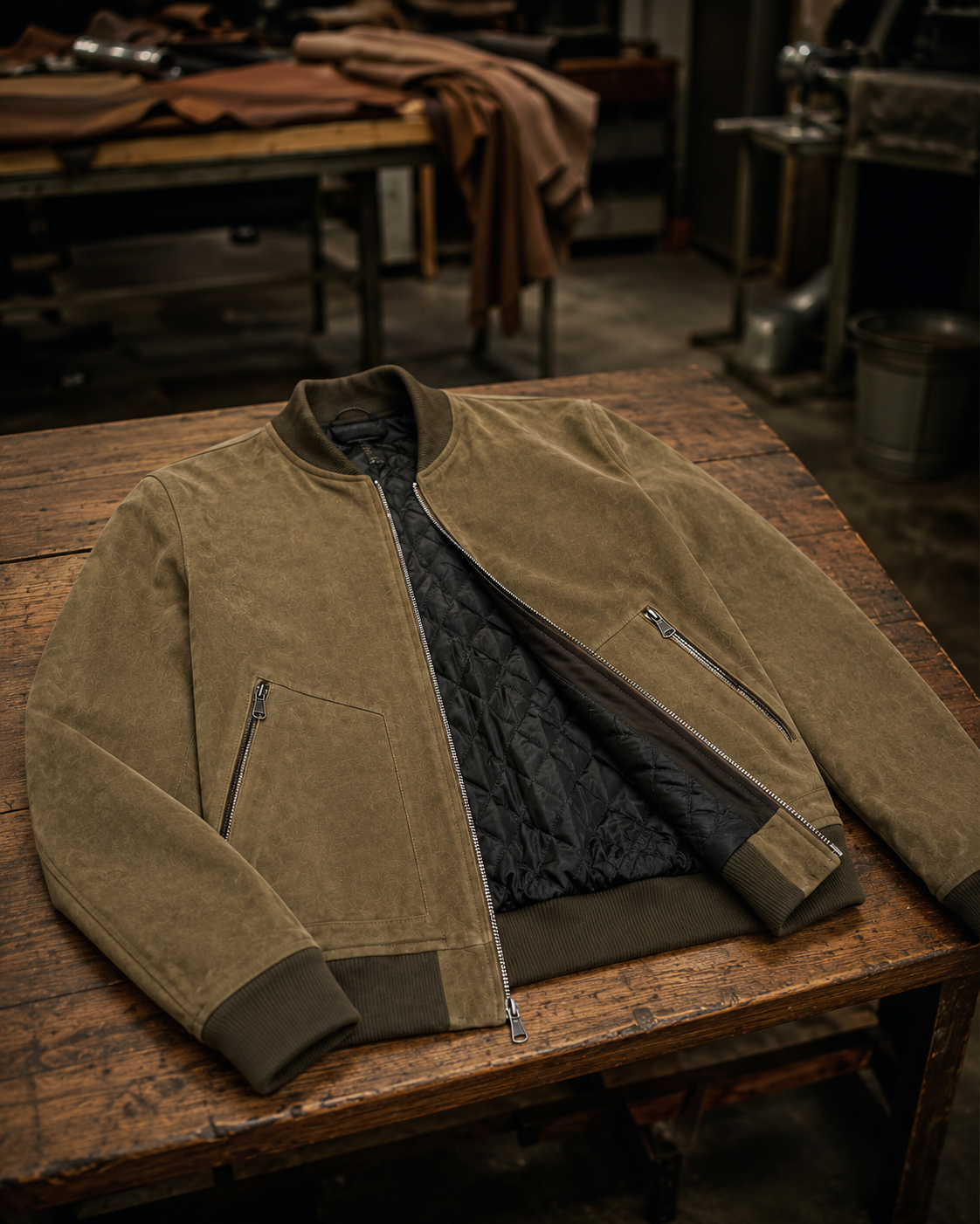 Sable Crest Brown Leather Jacket