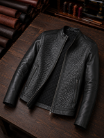 Scarlett Black Leather Jacket For Women