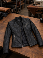 Sydney Black Leather Jacket for Women