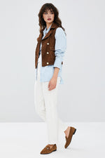 Brown Rio Vest For Women's