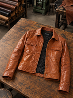 Women's Ten Brown Leather Jacket