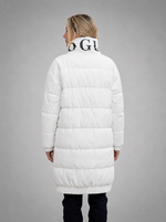 Women's White Quilted Puffer Coat