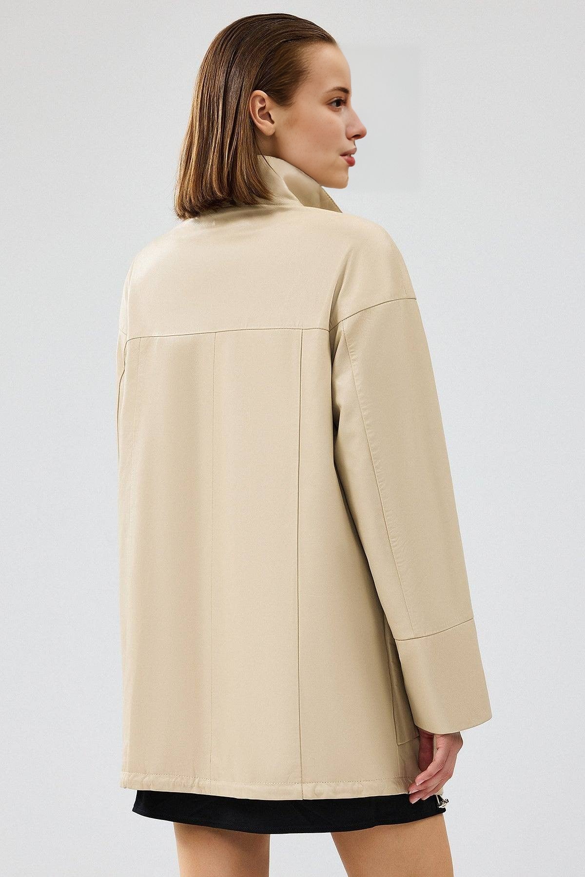 Women's millen Leather trench coat