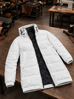 Women's White Quilted Puffer Coat