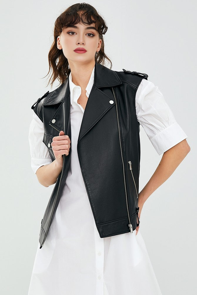 Black Cuba Vest For Woman