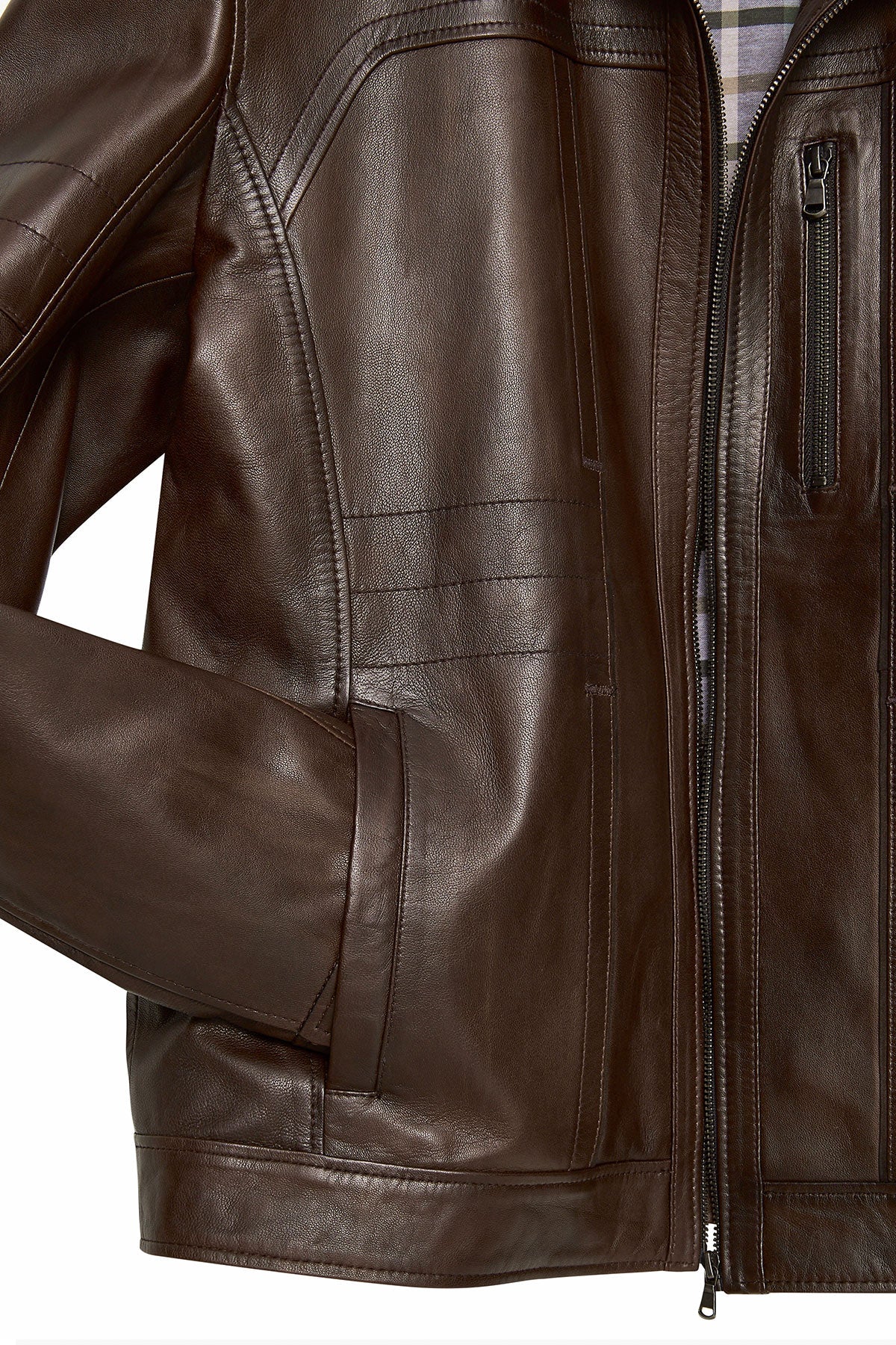 Burno Brown Men’s Leather Jacket