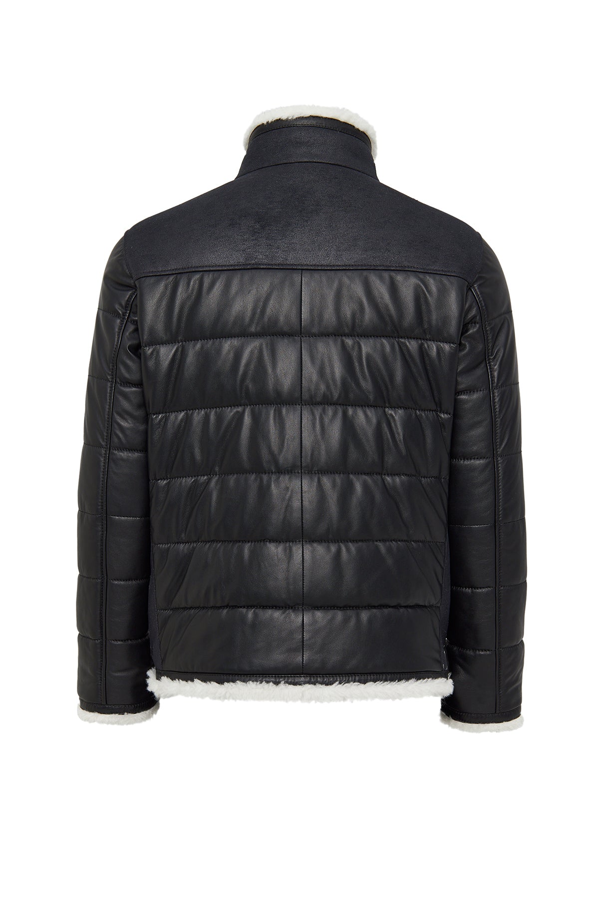 Zermatt Teddy Black Coat For Men