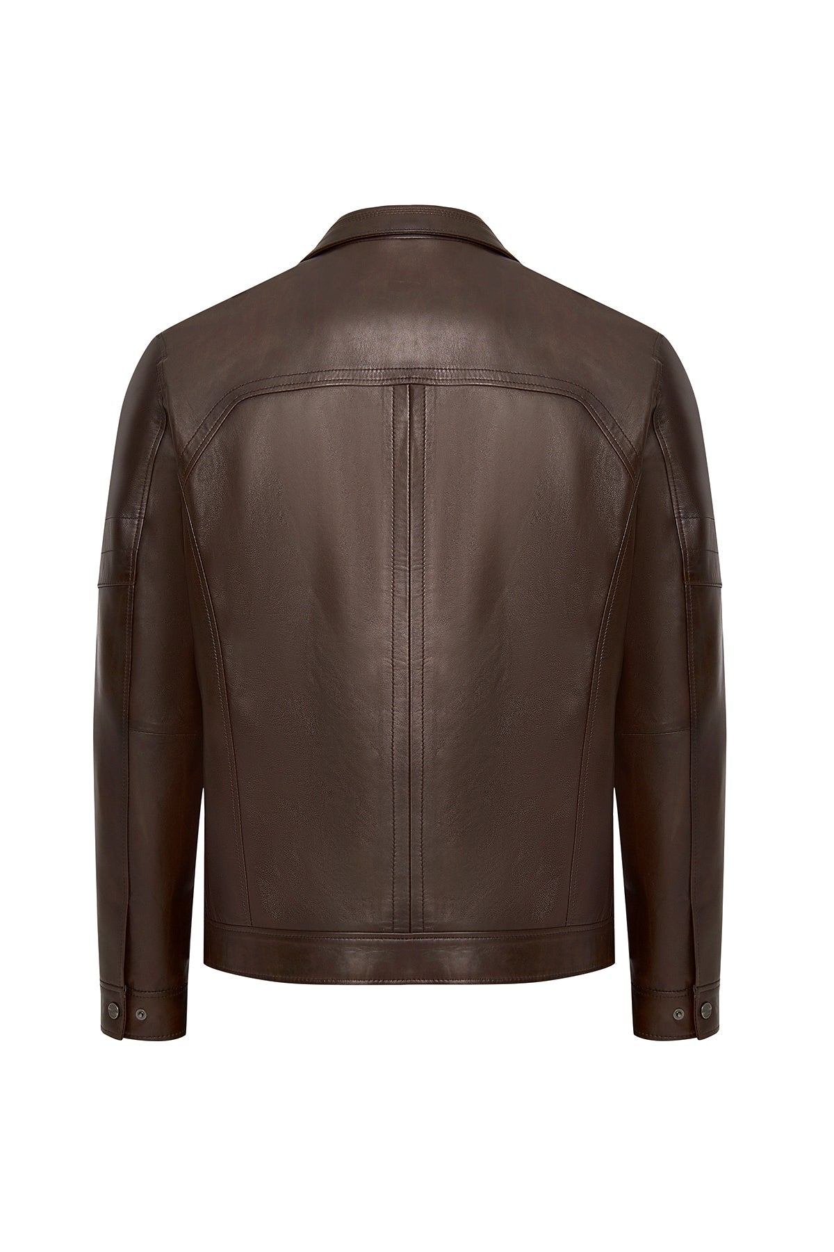 Burno Brown Men’s Leather Jacket