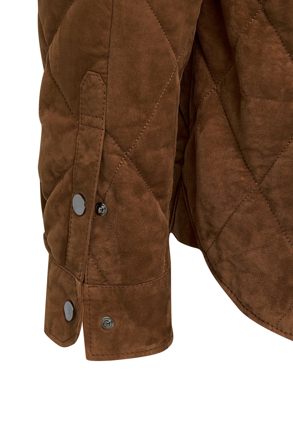 Kante Camel Shirt Collar Men’s Suede Leather Coat