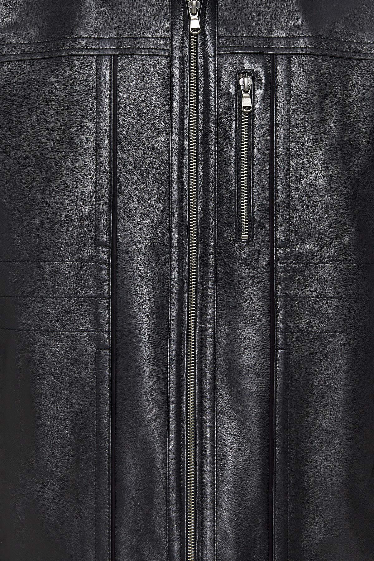 Bruno(Plus) Black Mens Leather Jacket