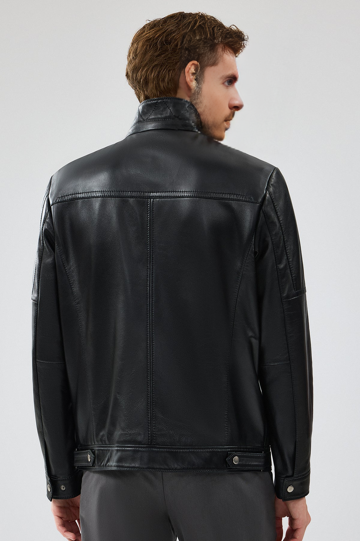 Muller Leather Black Jacket For X-Men