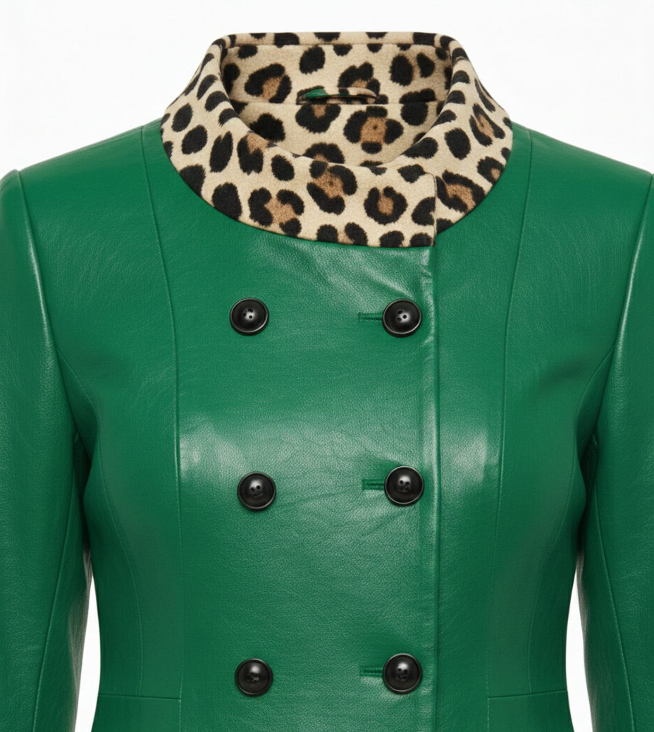 emerald-green-leather-coat-with-leopard-print-trim