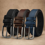 3 Pack Men’s Belt Set — Great value set for everyday