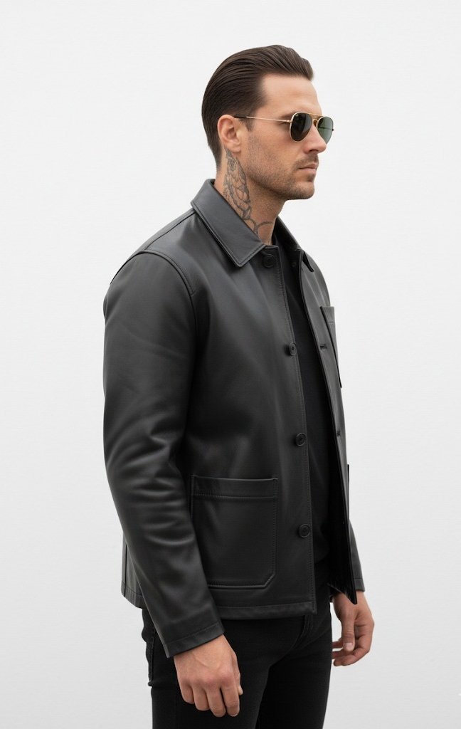 mens-premium-matte-black-leather-shirt-jacket
