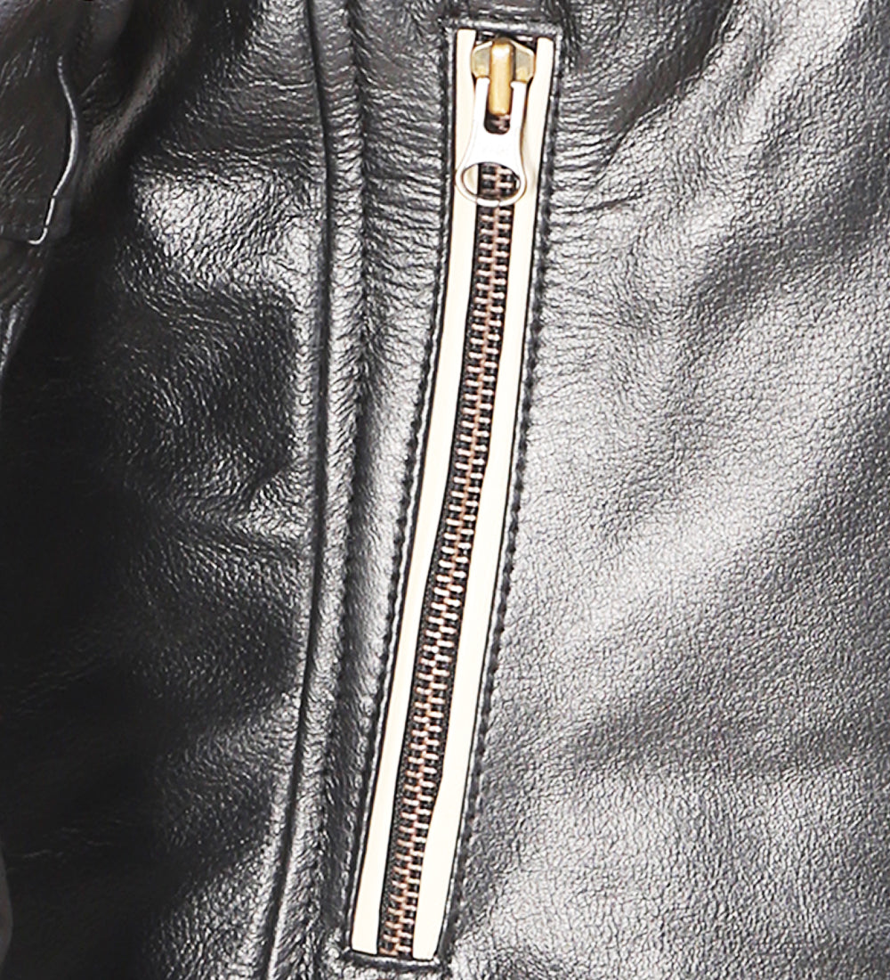 Retro Black Stylish Leather Jacket For Men