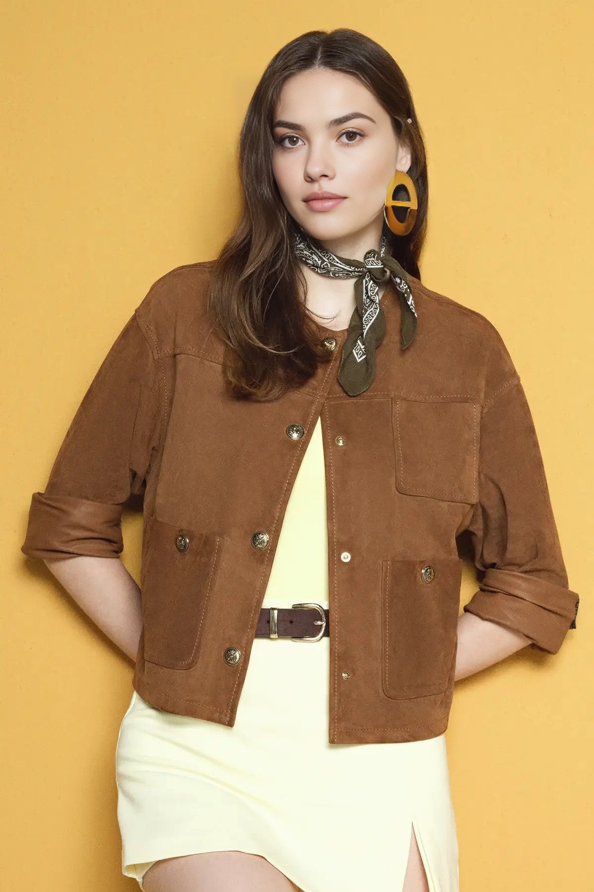 Savanna Sun Short Brown Jacket