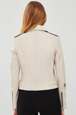 Daisy Ivory Edge Biker Jacket