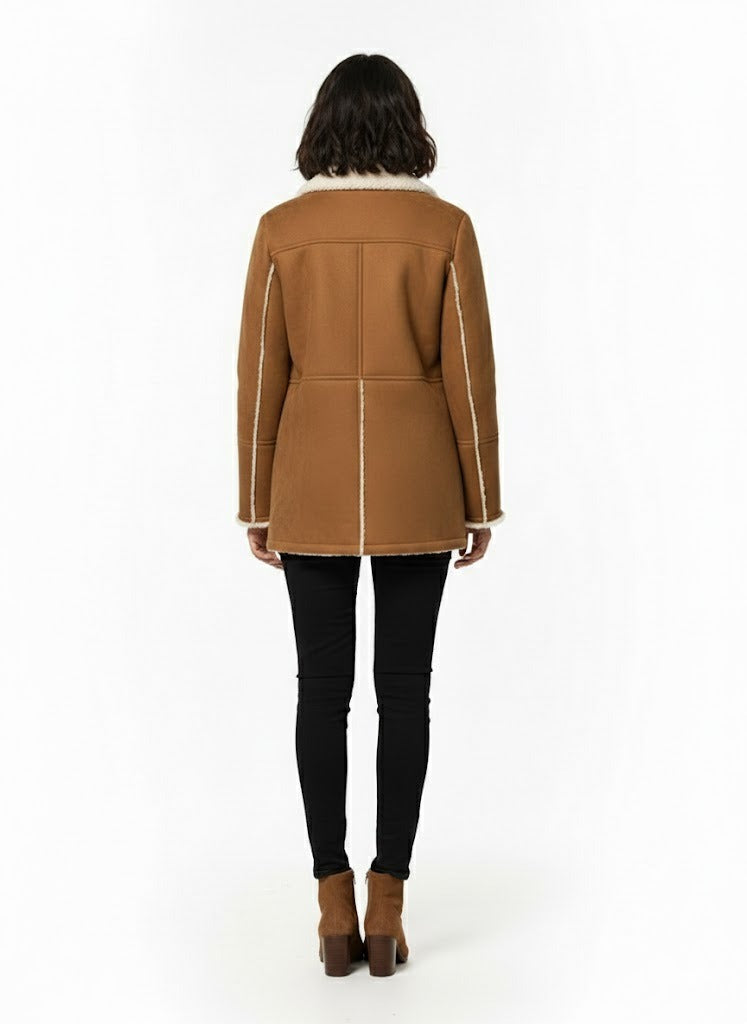 womens-faux-shearling-double-breasted-pea-coat-cognac-tan